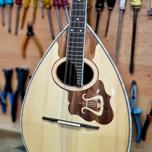 Premium Classic Mandola | Handmade Traditional Greek Round Back Mandola