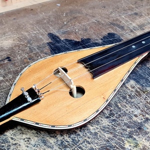 Original Karpathian Lyra | Handmade Traditional Lyra From Karpathos Dodecanese with Handmade Traditional Bow