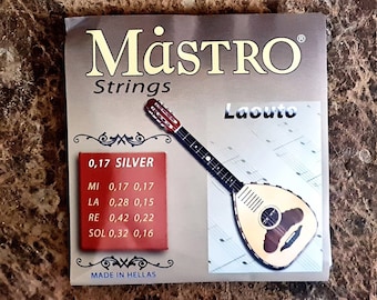 Cretan Laouto Set of Strings | Cretan Laouto Strings Mastro Silver Set 0,17