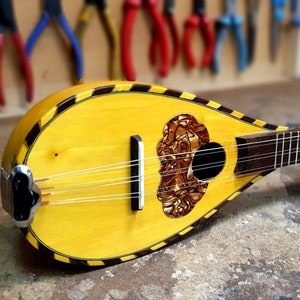 Ausgefallene Tzouras | Handgefertigte Traditionelle 6 String griechischen Solid Body Tzouras