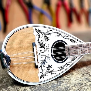 Professional Baglamas | Handmade Premium Quality Professional 6 String Greek Baglamas