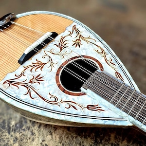 Professional Baglamas | Handmade Premium Quality Professional 6 String Greek Baglamas