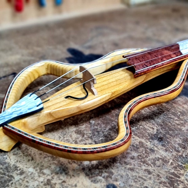 Custom Silent Electric Cretan Viololyra | Handmade Custom Designed Silent Electric Cretan Violin-Lyra