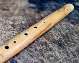 Souravli-Thiaboli Open Mouthpiece Flute "C" | Handmade Traditional Greek Shepherd's Fipple Flute from Islands & Mainland in "C" tonality