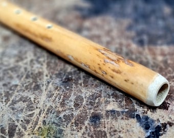 Souravli-Thiaboli Open Mouthpiece Flute "A" | Handmade Traditional Greek Shepherd's Fipple Flute from Islands & Mainland in "A" tonality