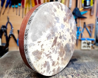 Bendir 18" | Handamde Greek Frame Drum 18 inches wide Skin Head