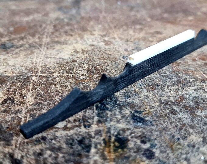 Bouzouki Bridge Ebony Wood Handmade 6 String & 8 String Bouzouki Bridge