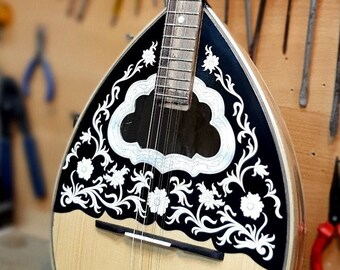 Bouzouki originale a 8 corde / Bouzouki greco tradizionale a 8 corde fatto a mano