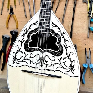 Authentic 8 String Bouzouki | Handmade Traditional 8 String Greek Bouzouki