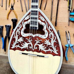 Professional 8 String Bouzouki | Handmade Traditional Greek Eight (8) String Bouzouki Premium Quality
