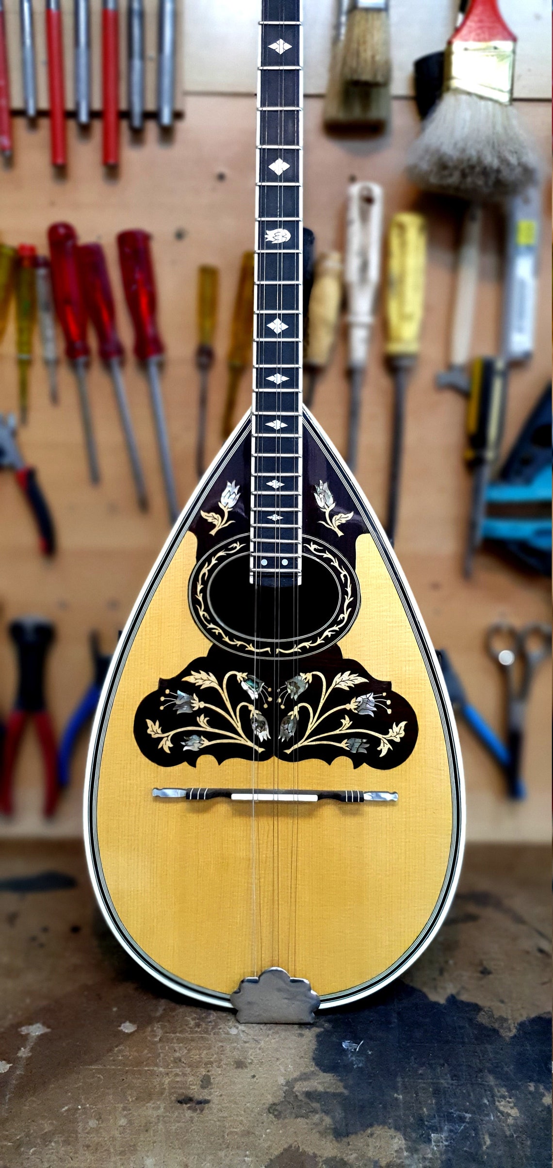 Custom 6 String Bouzouki Handmade Unique Antique Style Etsy