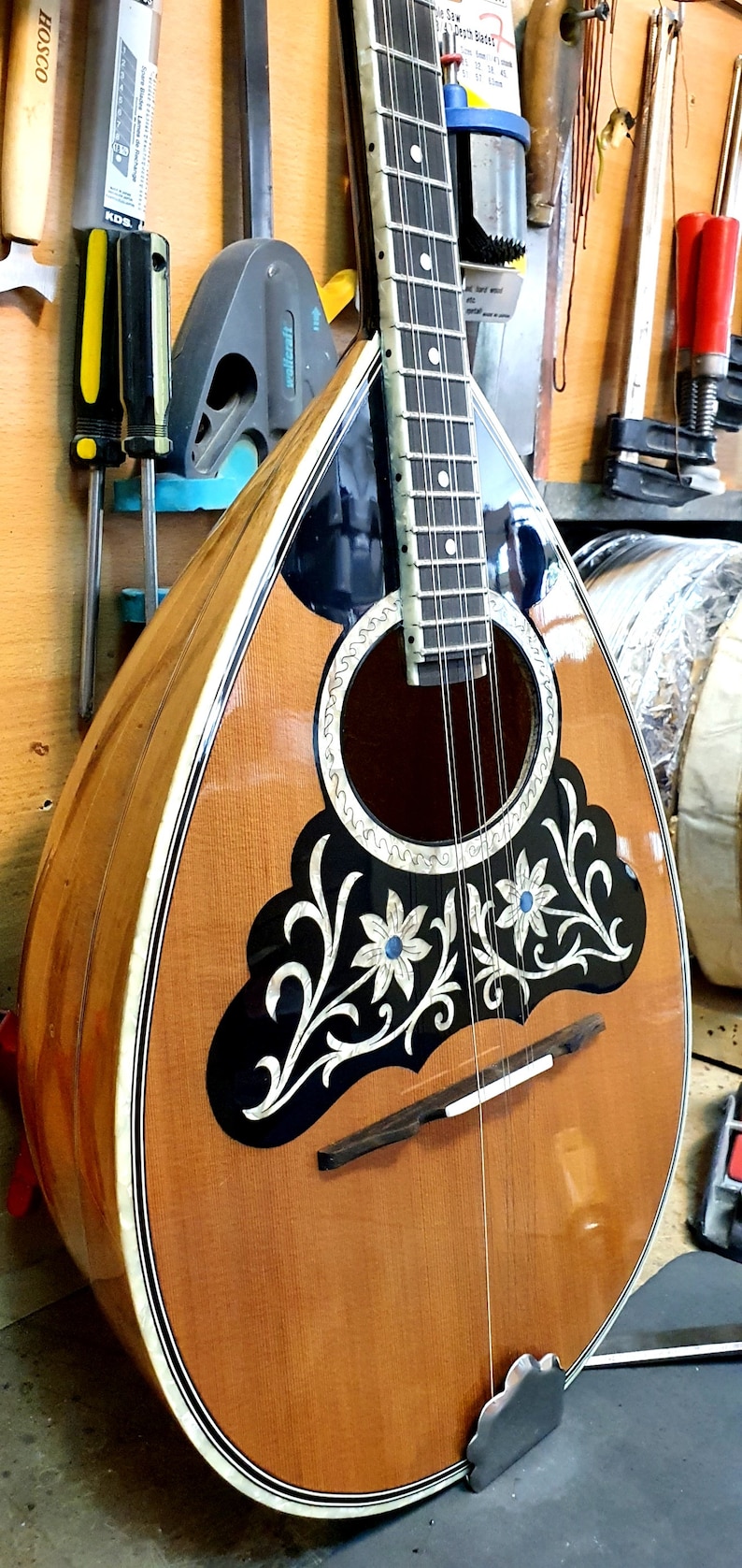 Original Bouzouki Handmade Traditional 6 String Greek Etsy