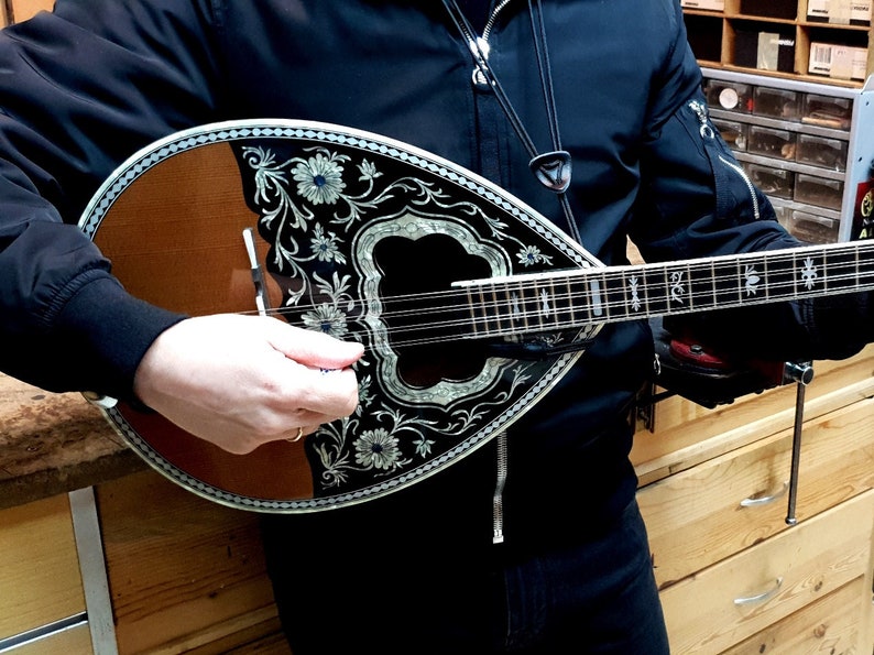 Bouzouki Strap Leather Bouzouki Strap Hooks in Soundhole Etsy