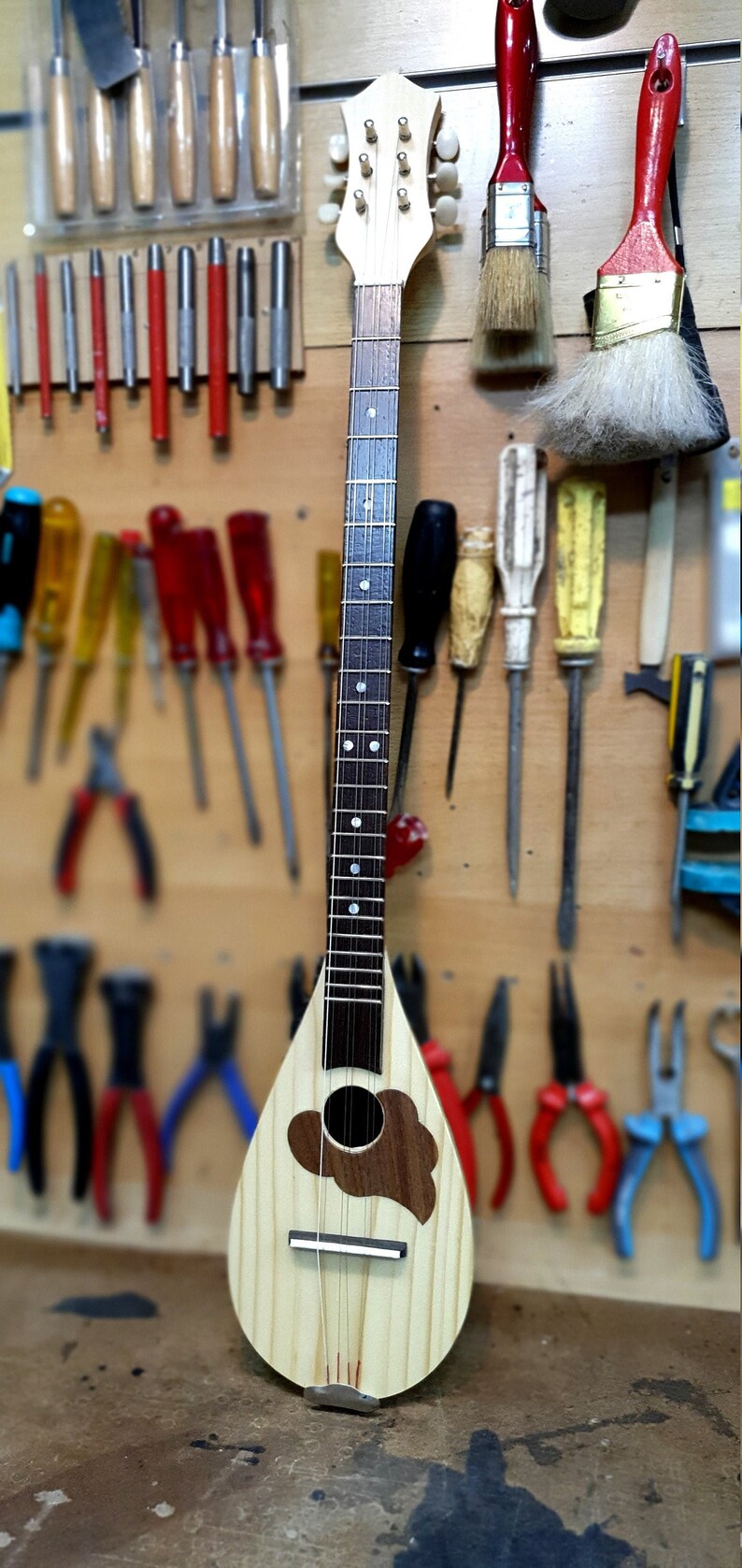 Original Tzouras Handmade Traditional 6 String Greek Solid Etsy