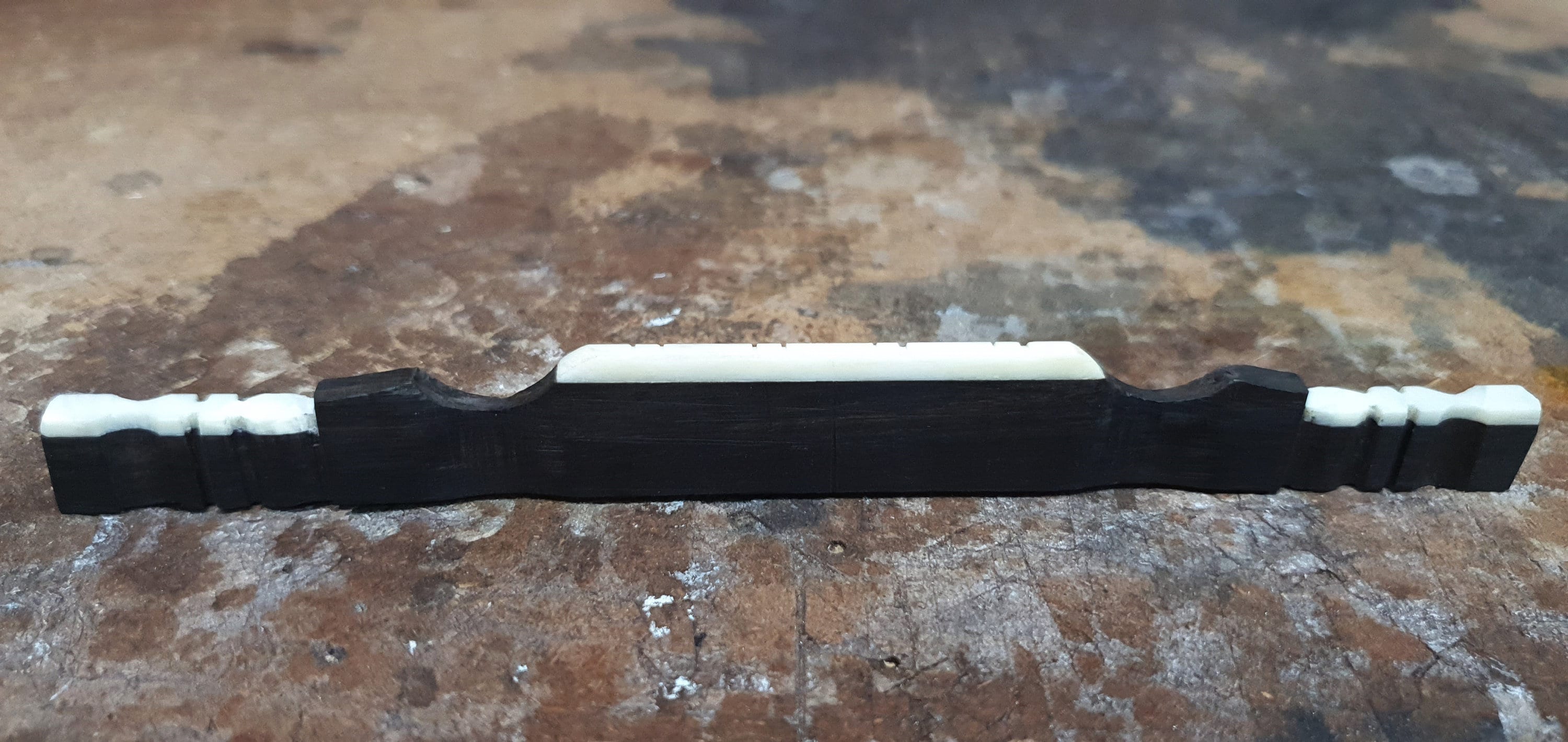 Bouzouki Bridge Ebony Handmade 8 Stringed Bouzouki Bridge Etsy