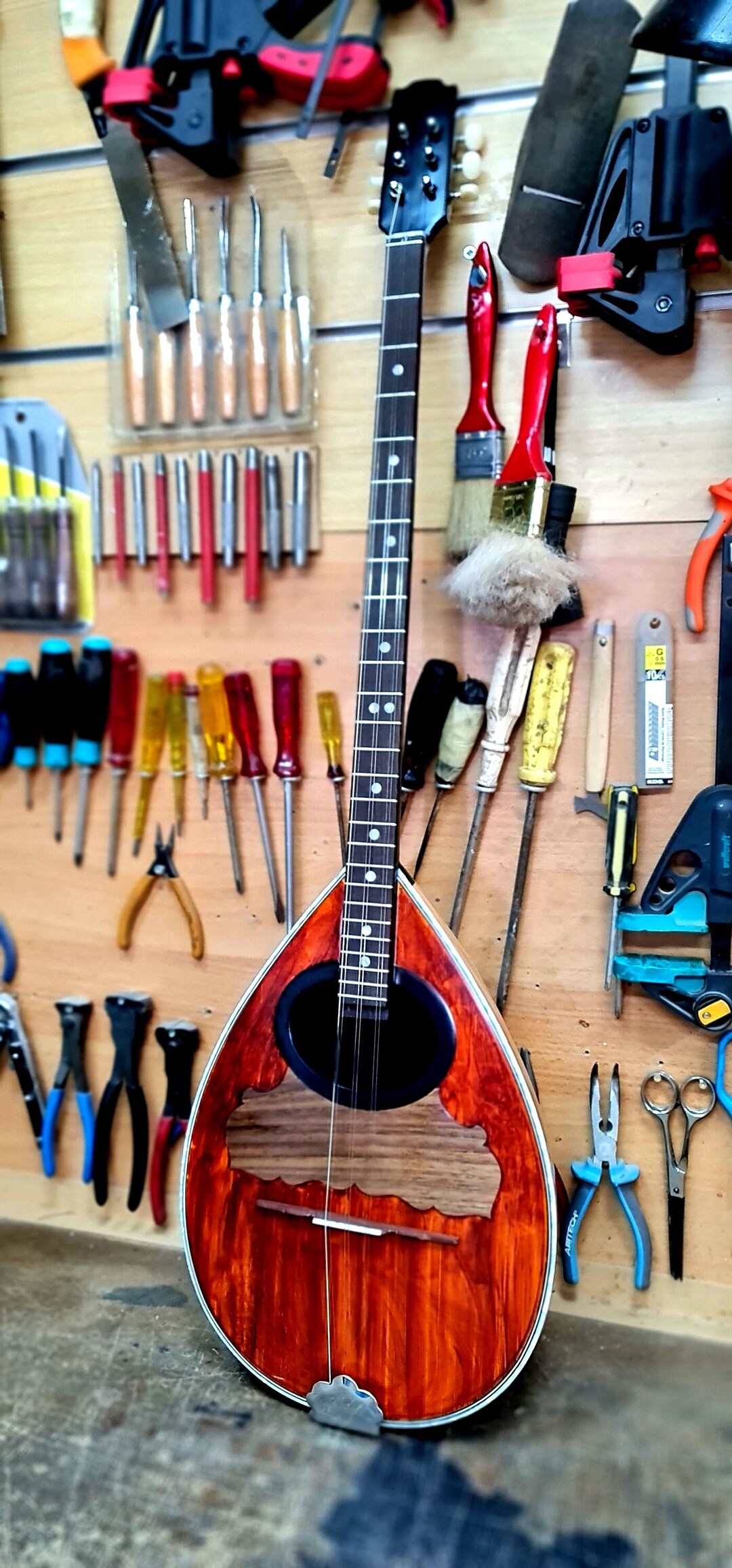 Authentic 6 String Bouzouki Handmade Traditional Six String Rebetiko