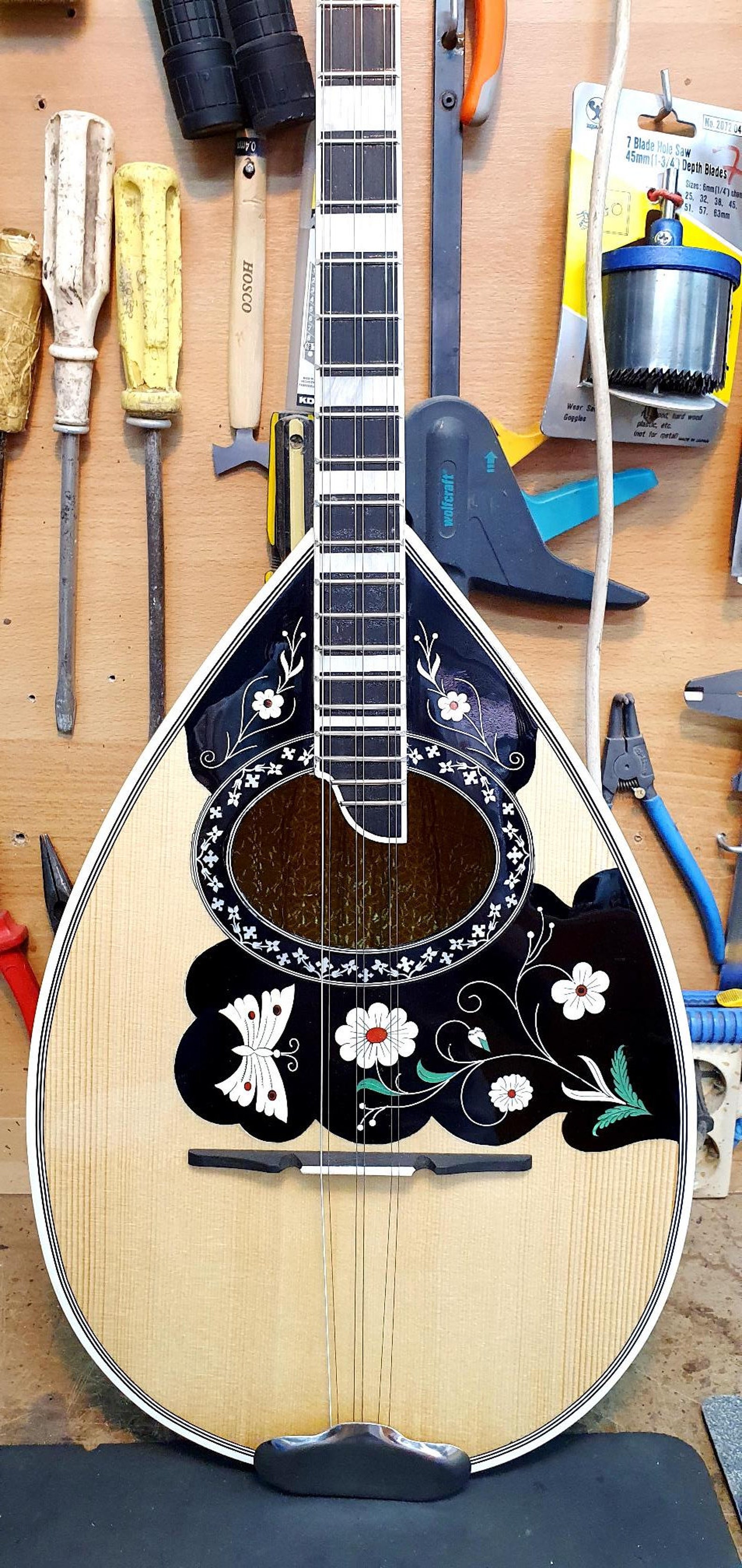 Custom Bouzouki Handmade Traditional 6 String Greek Bouzouki Etsy
