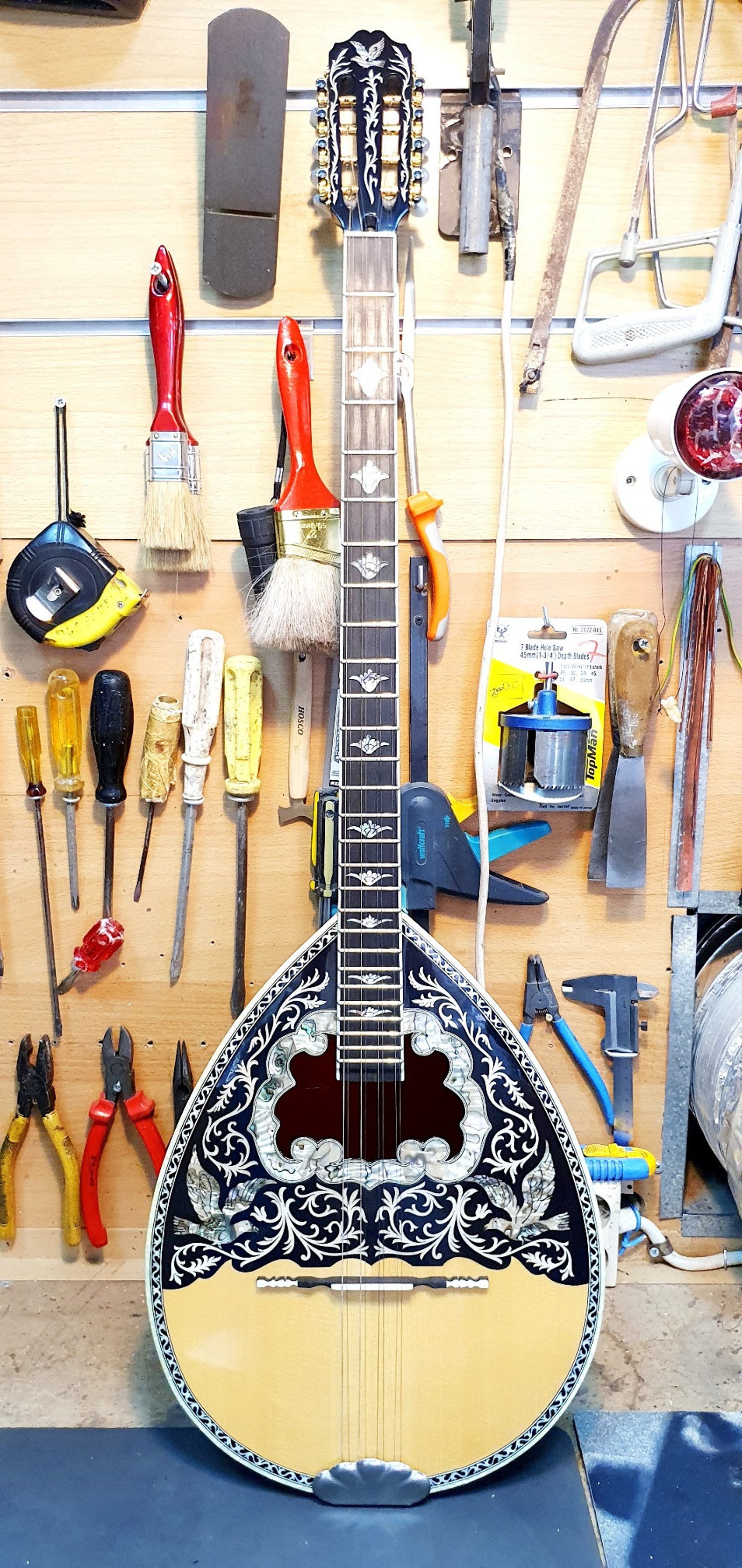 Custom Bouzouki Handmade Professional 8 String Greek Etsy
