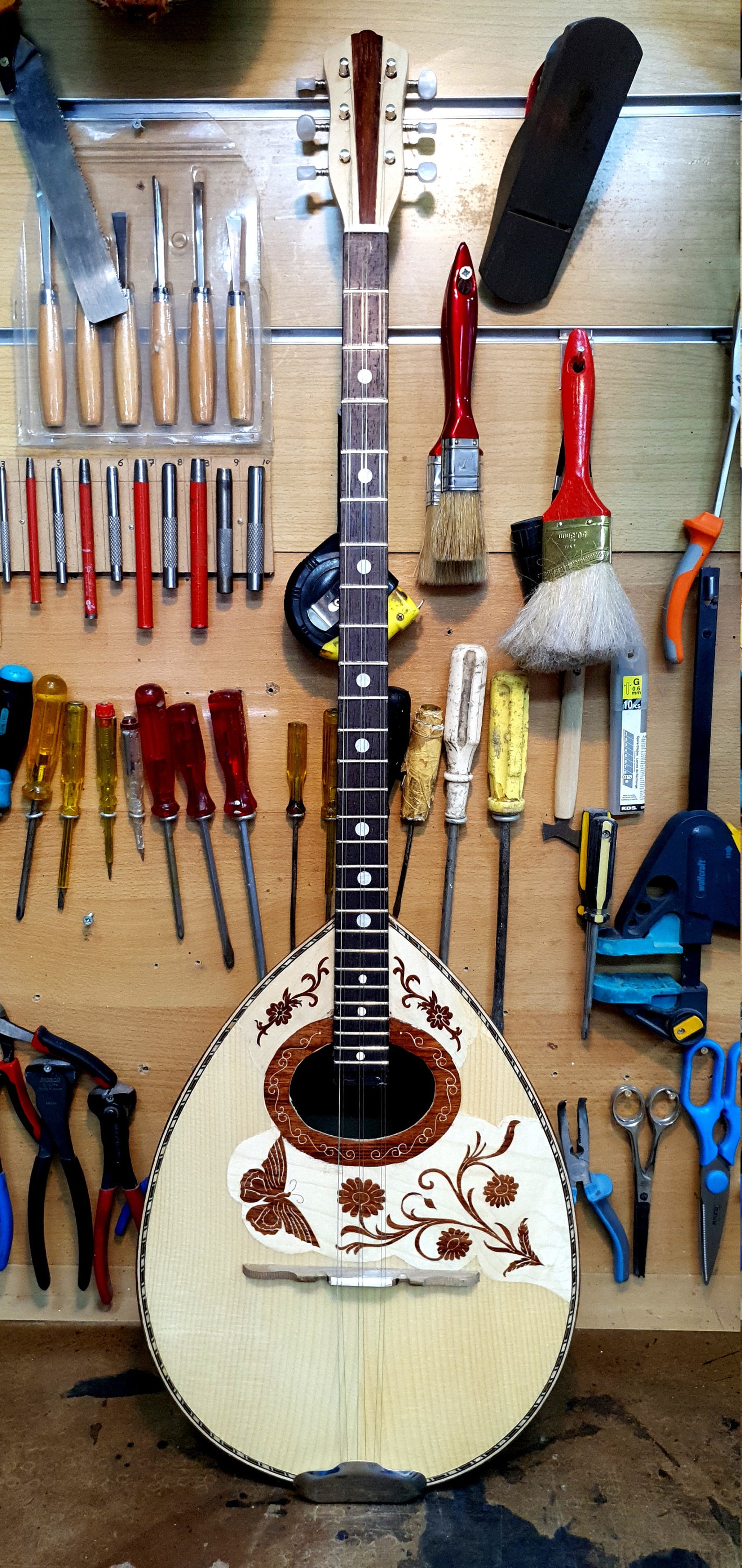 Bouzouki original France Fabriqué à la main traditionnel 6 Etsy