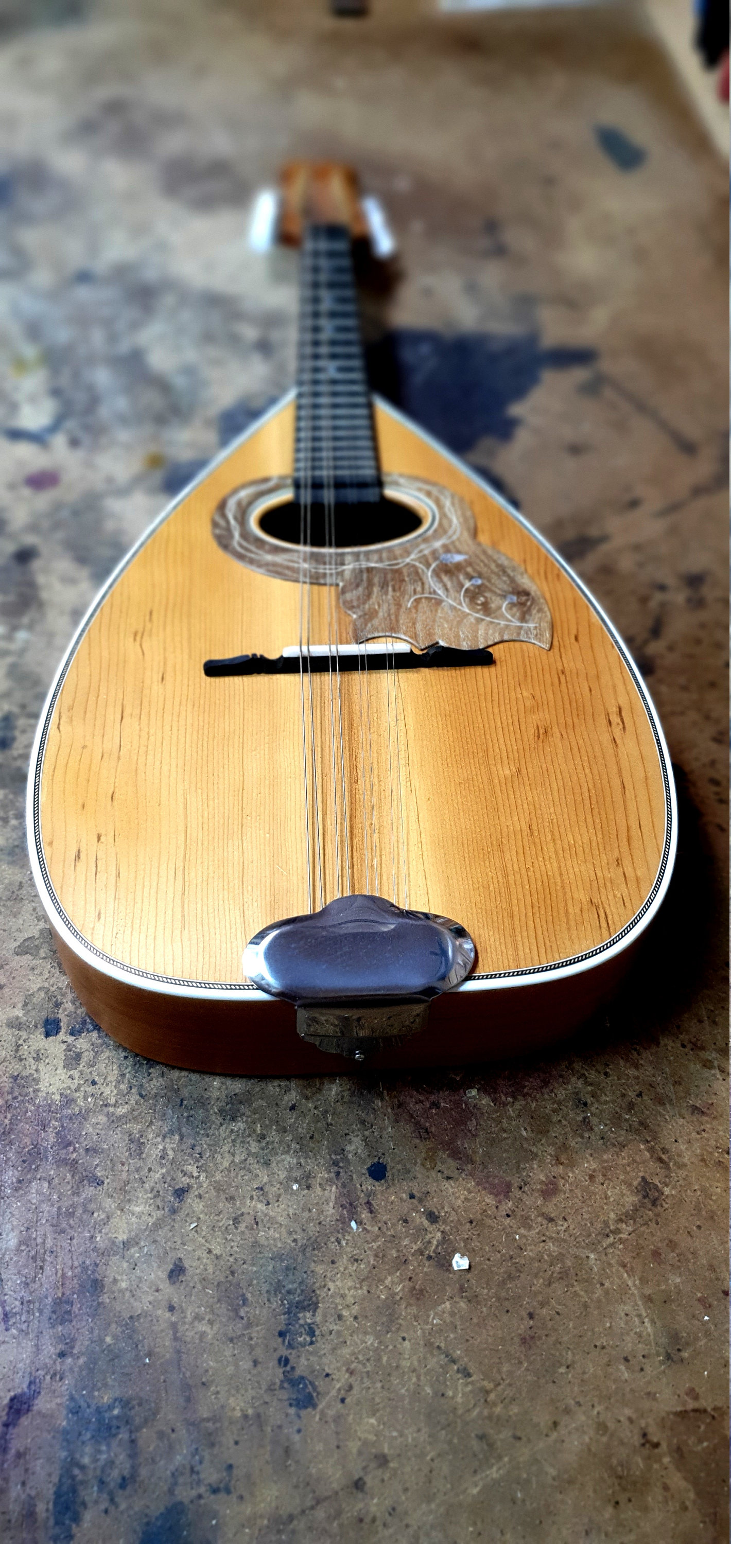 Custom Mandolin Handmade Professional Cretan Greek Flat Back Etsy