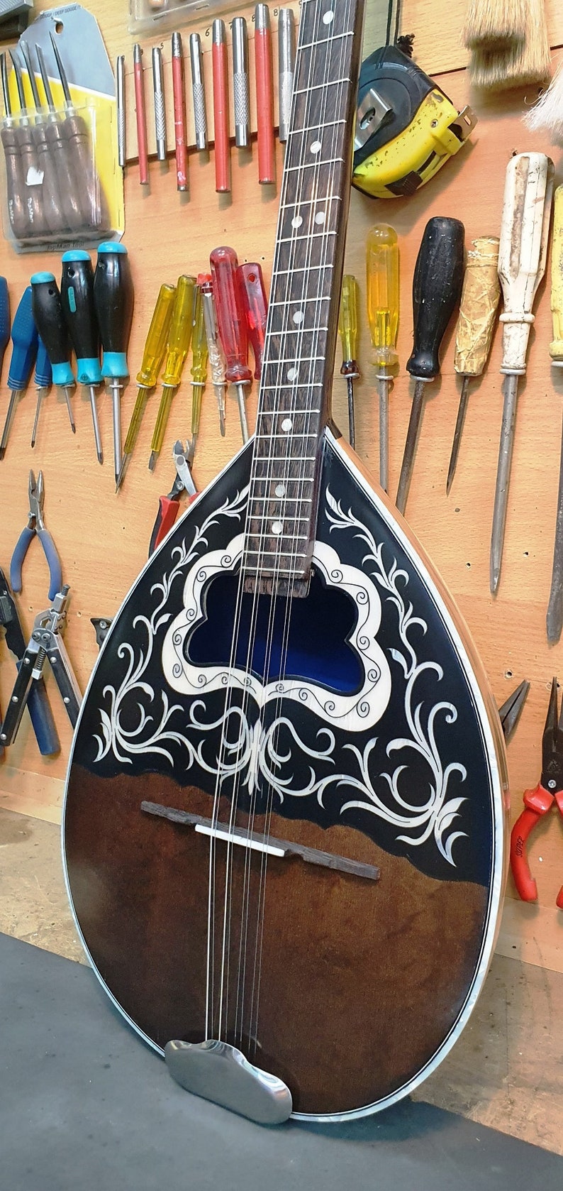 Handmade Traditional 8 String Greek Bouzouki Etsy