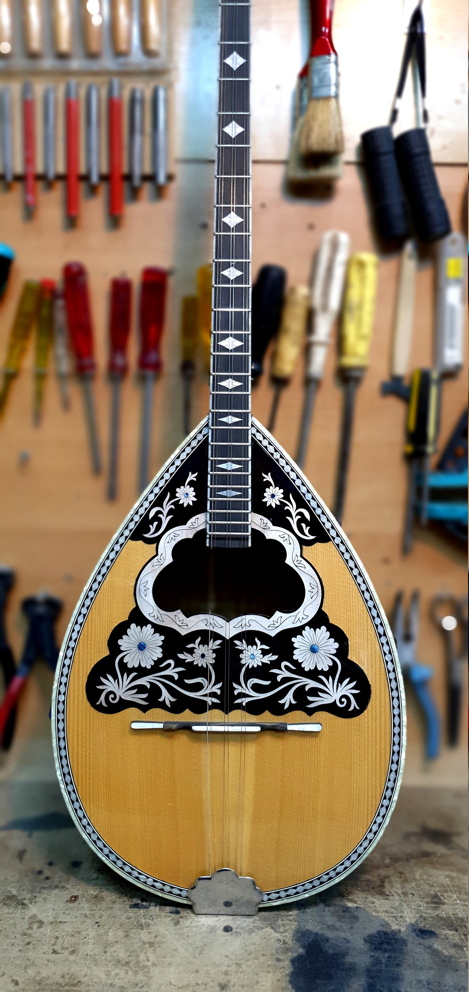 Original Bouzouki Handmade Professional 6 String Greek Etsy
