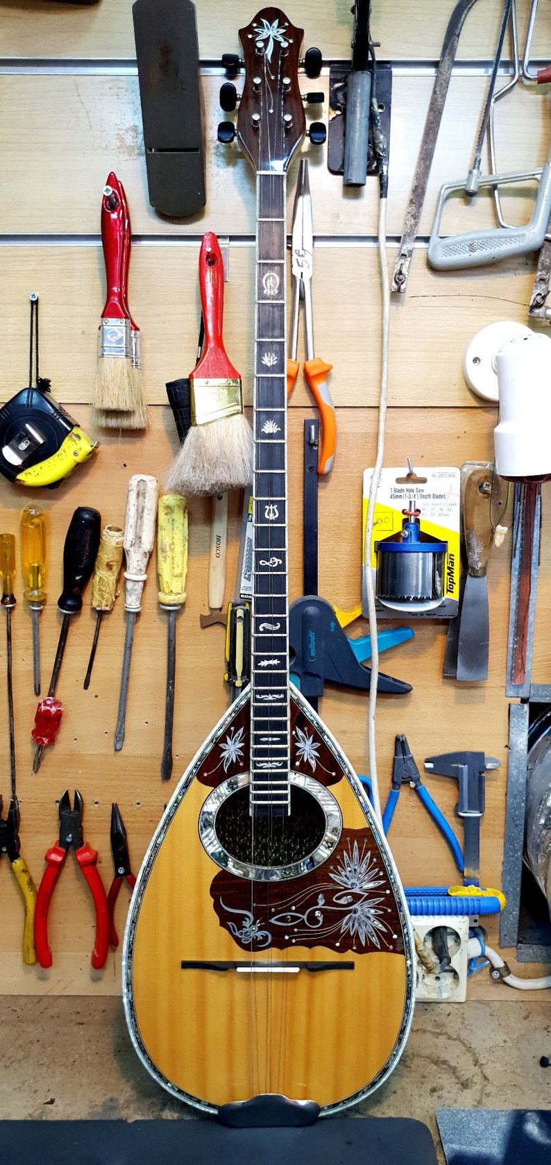 Custom Bouzouki Handmade Professional 6 String Greek Etsy