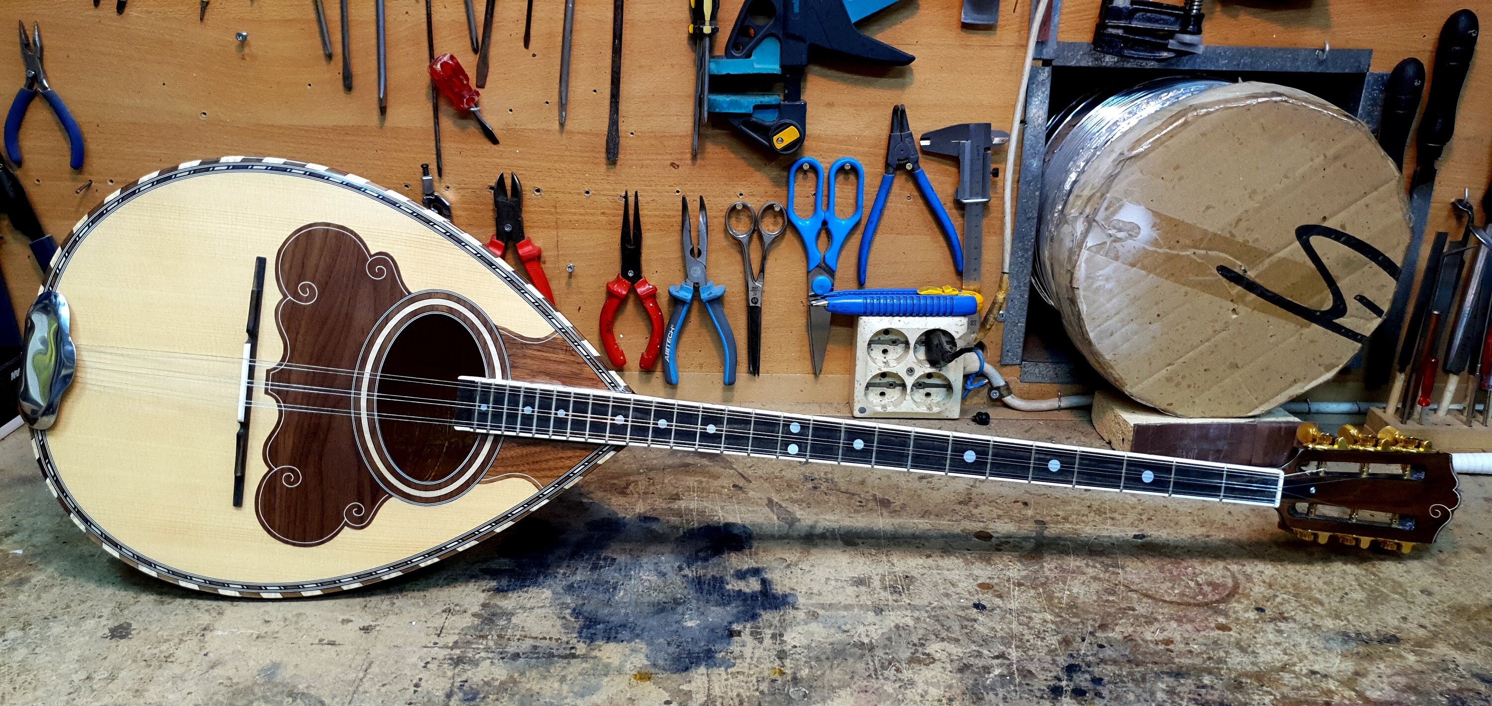 Custom Bouzouki Handmade Professional 6 String Greek Etsy