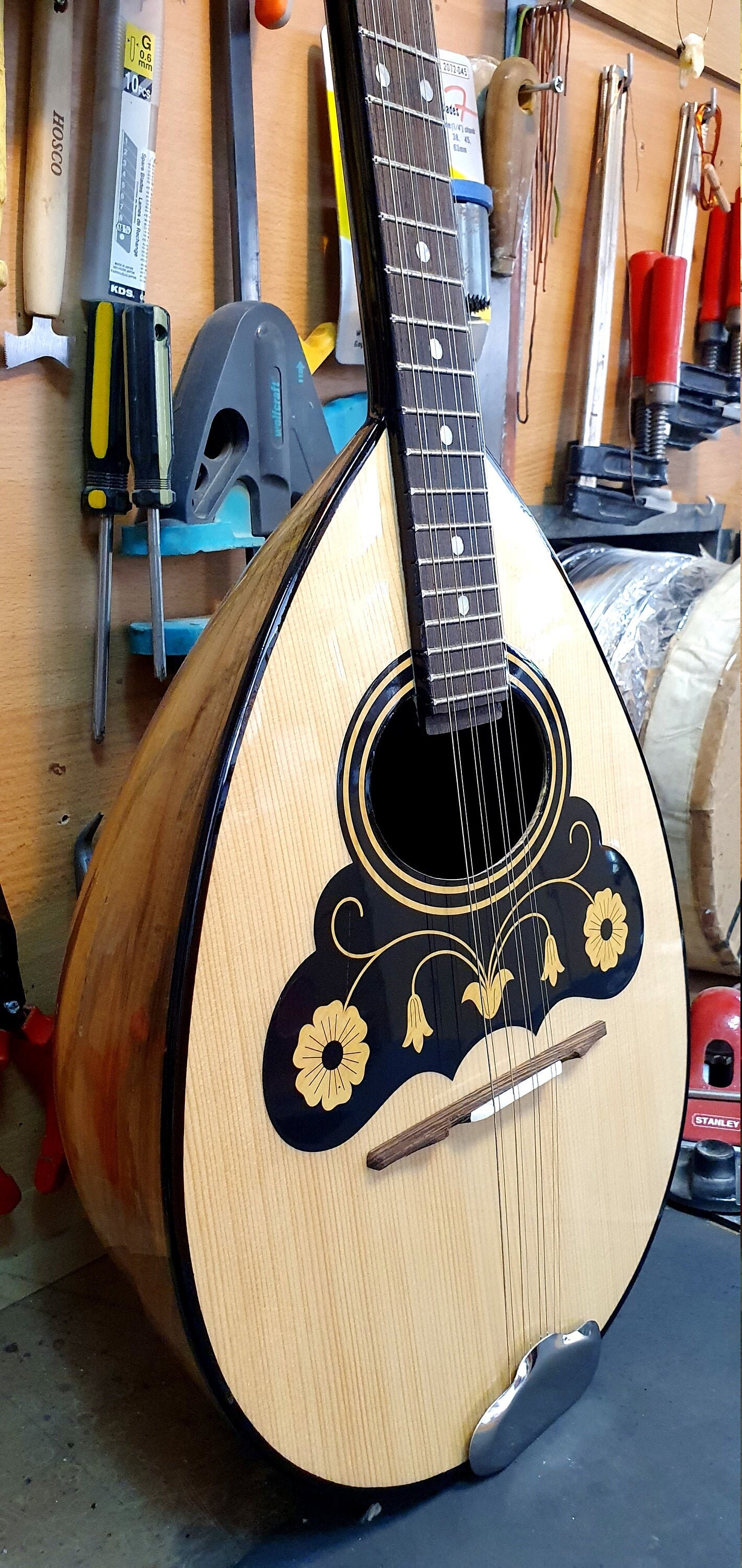 Original Bouzouki Handmade Traditional 8 String Greek Etsy