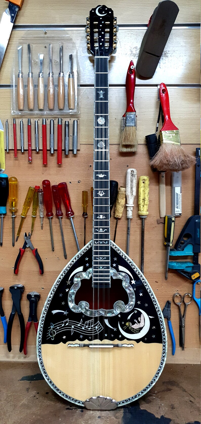 Custom 8 String Bouzouki Handmade Custom Designed Etsy