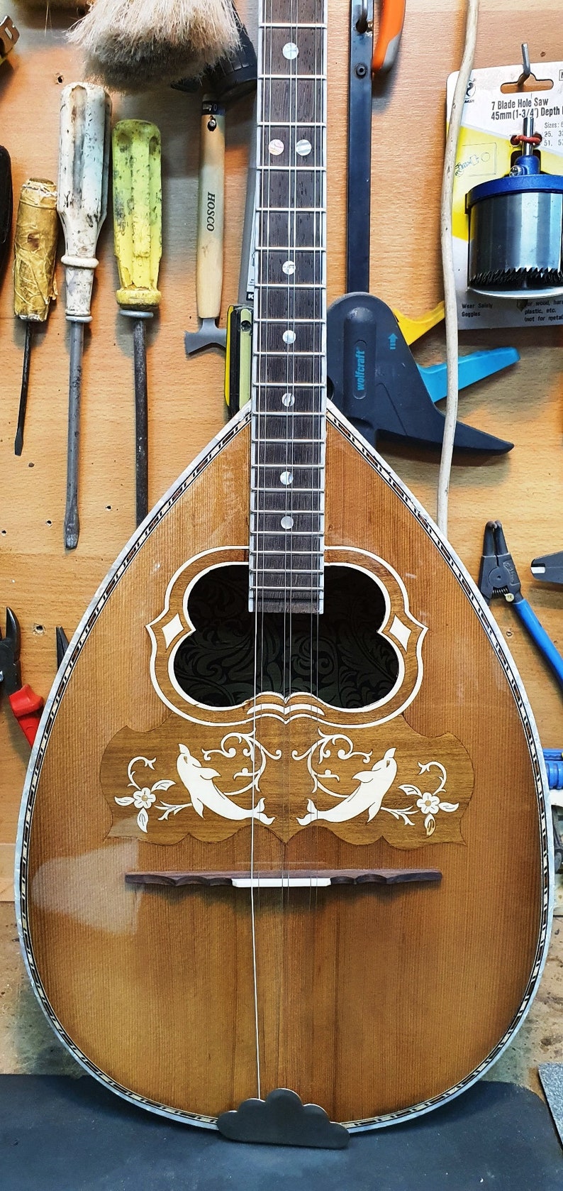 Original Bouzouki Handmade Traditional 6 String Greek Etsy