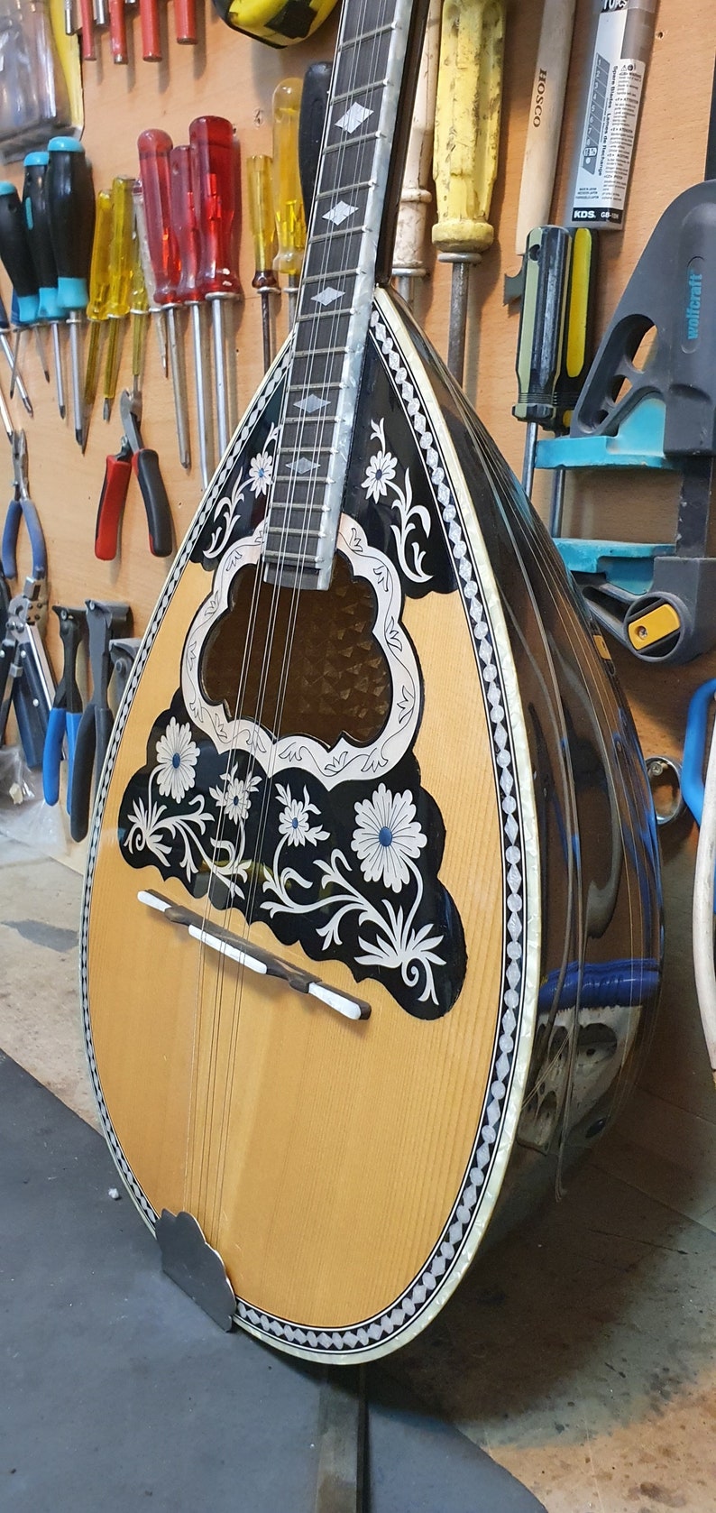 Original Bouzouki Handmade Professional 6 String Greek Etsy