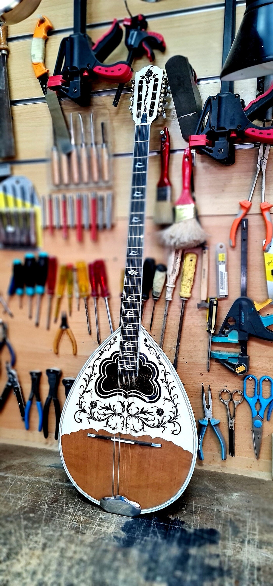 Professional 8 String Bouzouki Handmade Traditional Greek Eight 8