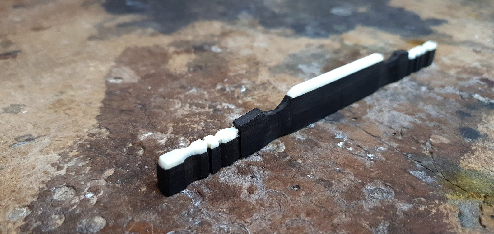 Bouzouki Bridge Ebony Handmade 8 Stringed Bouzouki Bridge Etsy UK