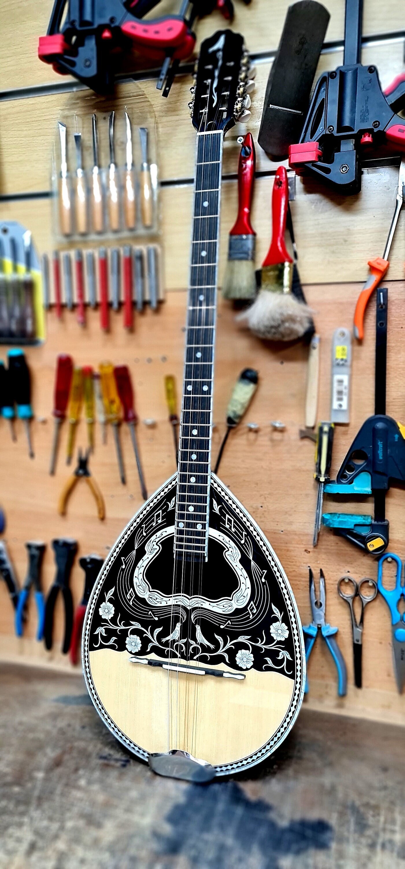 Professional 8 String Bouzouki | Handmade Premium Quality Professional 8 String Greek Bouzouki