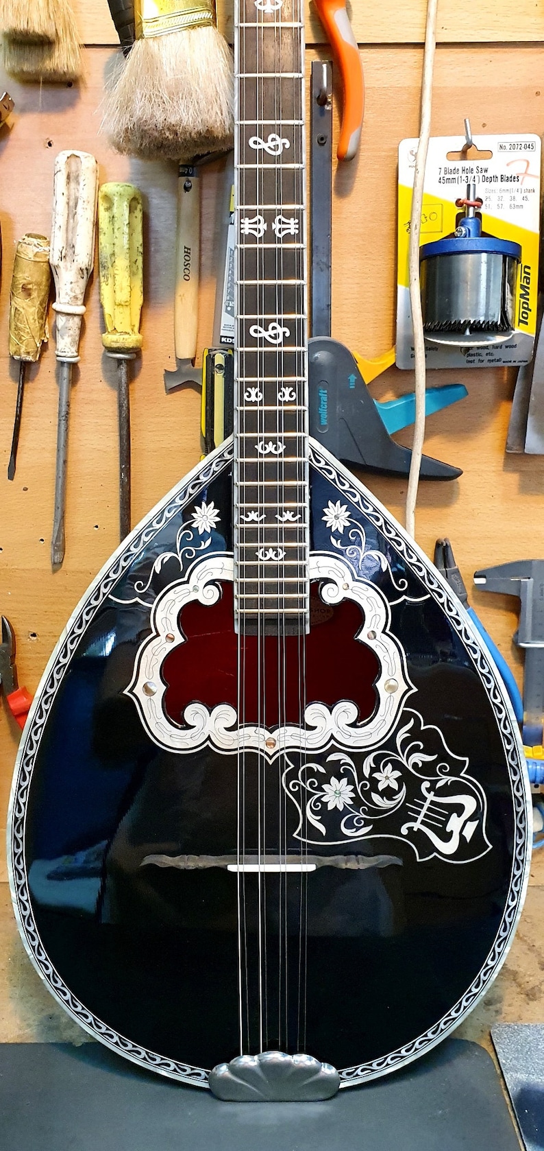 Custom Bouzouki Handmade Professional 8 String Greek Etsy