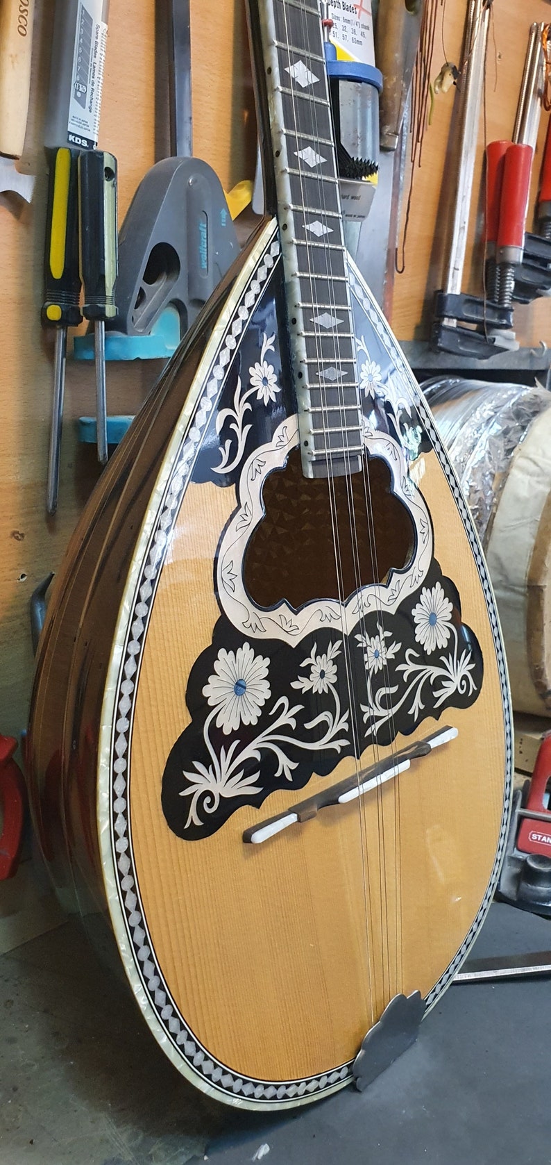Original Bouzouki Handmade Professional 6 String Greek Etsy