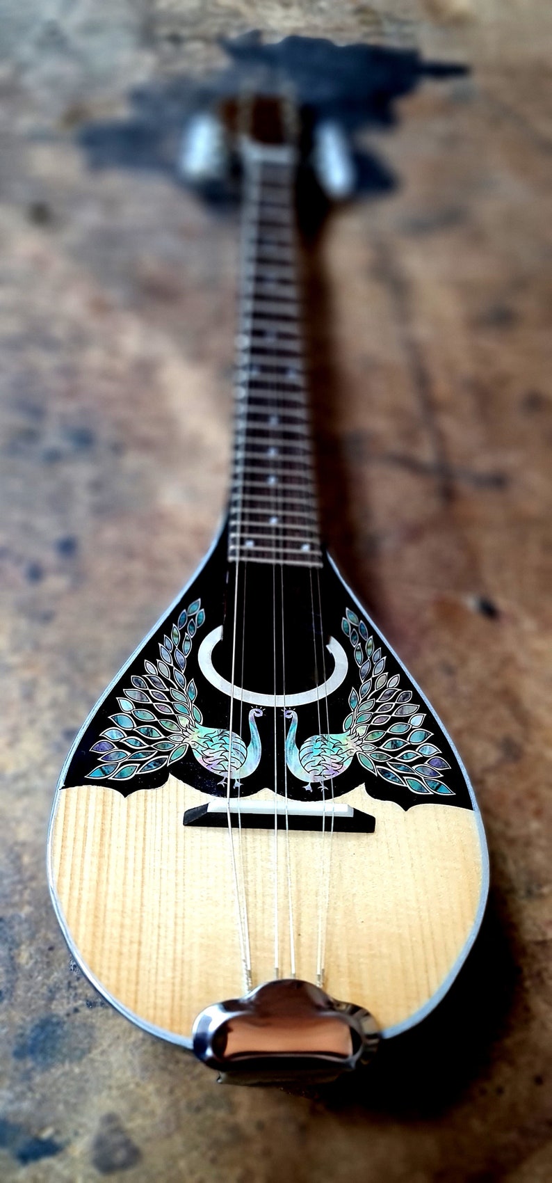 Original Baglamas Handmade Traditional 6 String Greek Etsy