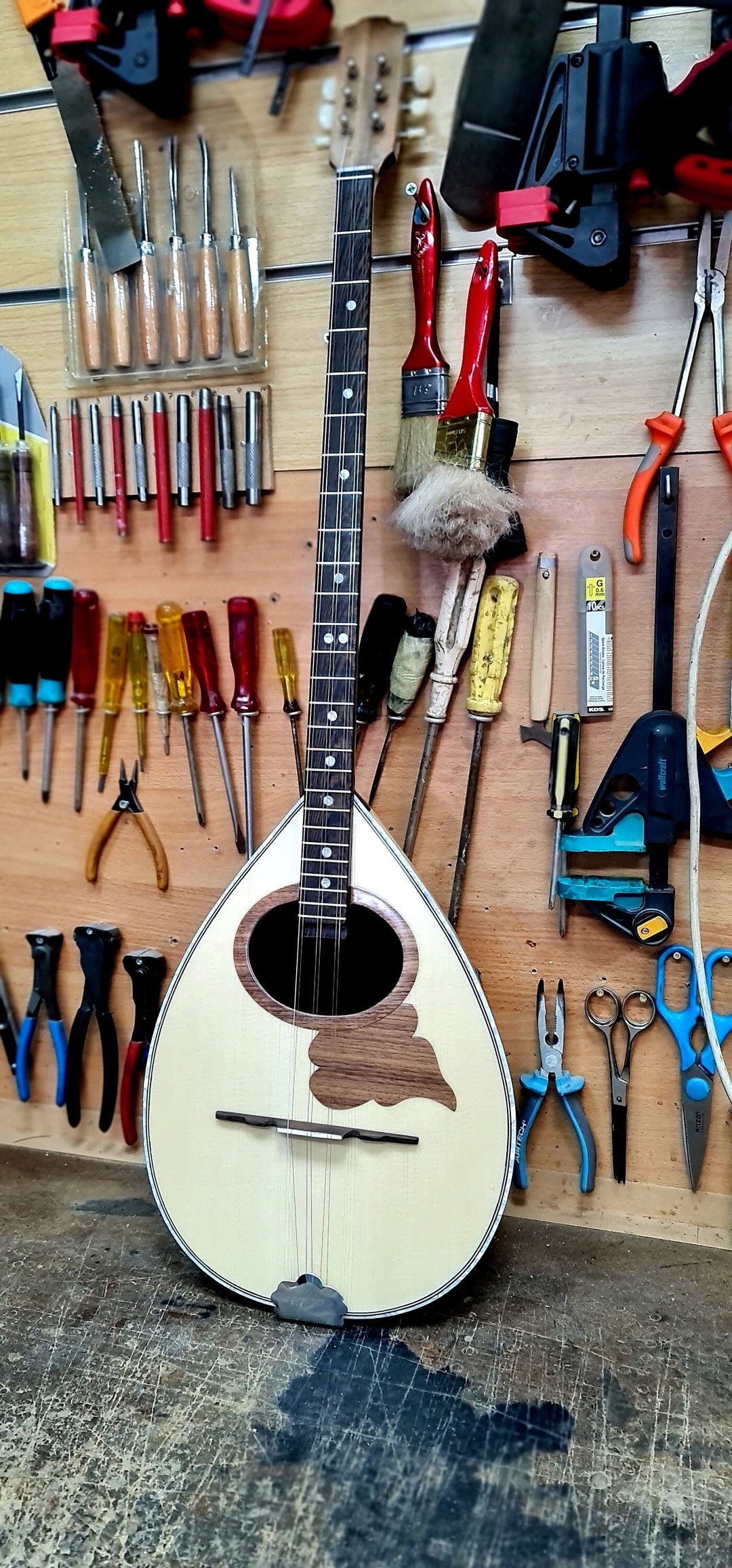 Authentic 6 String Bouzouki Handmade Traditional Six String Rebetiko