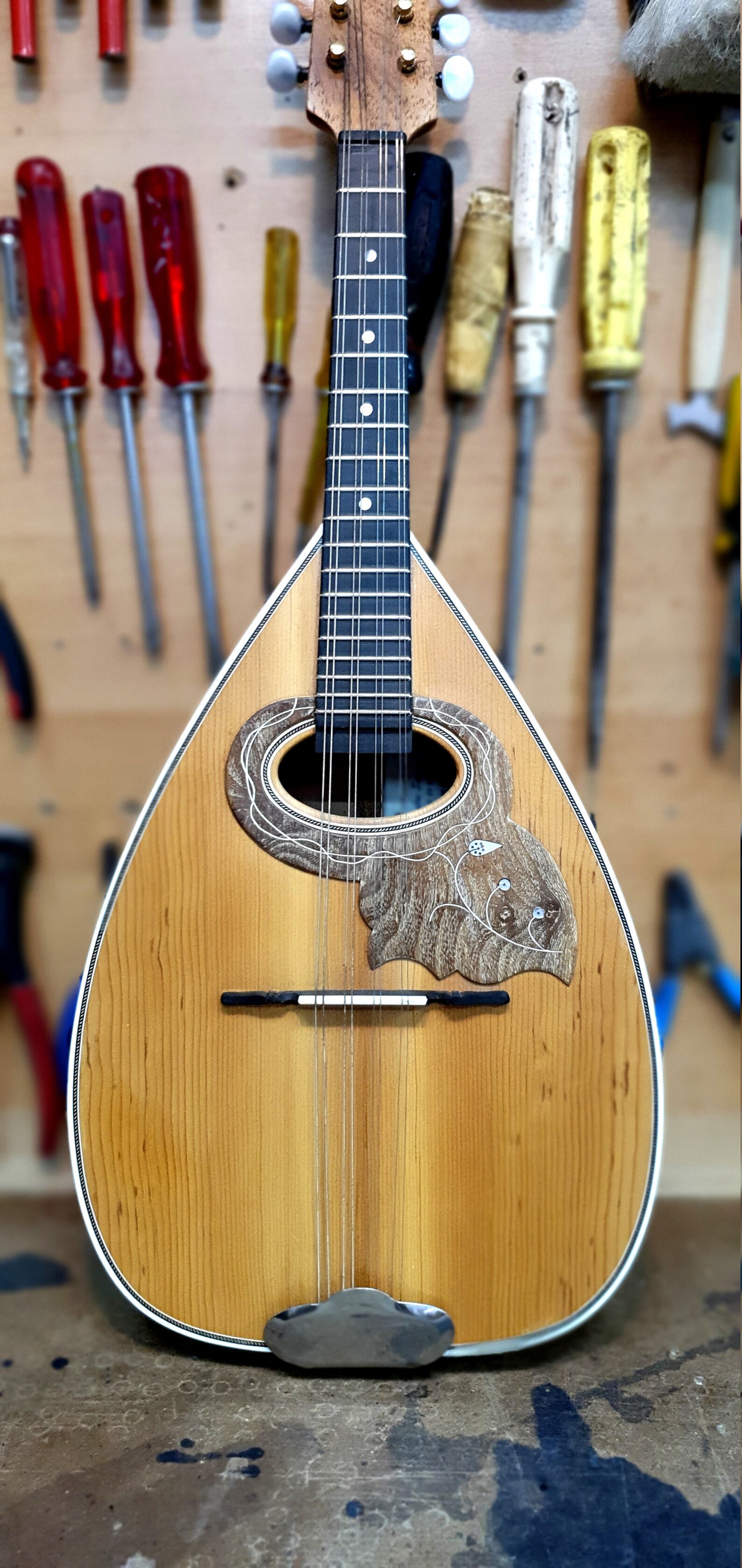 Custom Mandolin Handmade Professional Cretan Greek Flat Back Etsy