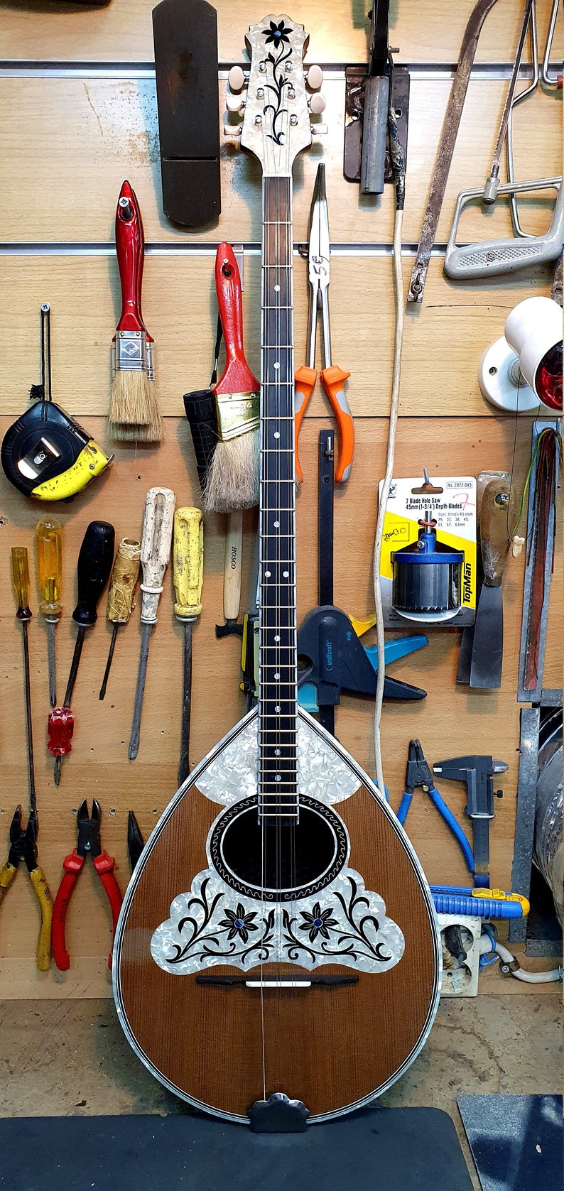 Original Bouzouki Handmade Traditional 6 String Greek Etsy