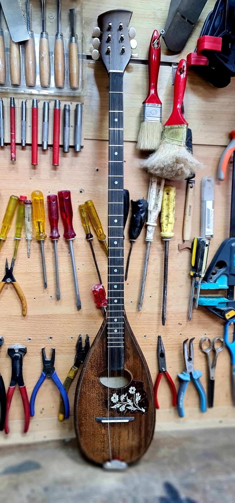 Custom Tzouras Handmade Professional 6 String Solid Body Etsy