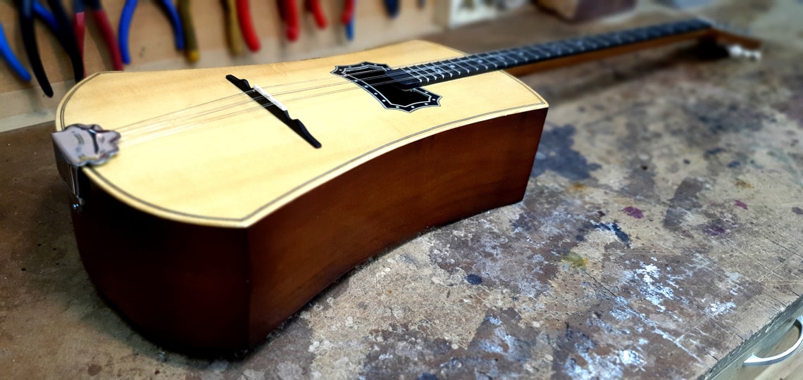 Custom Guitar Bouzouki Handmade Antique Style Professional 6 Etsy