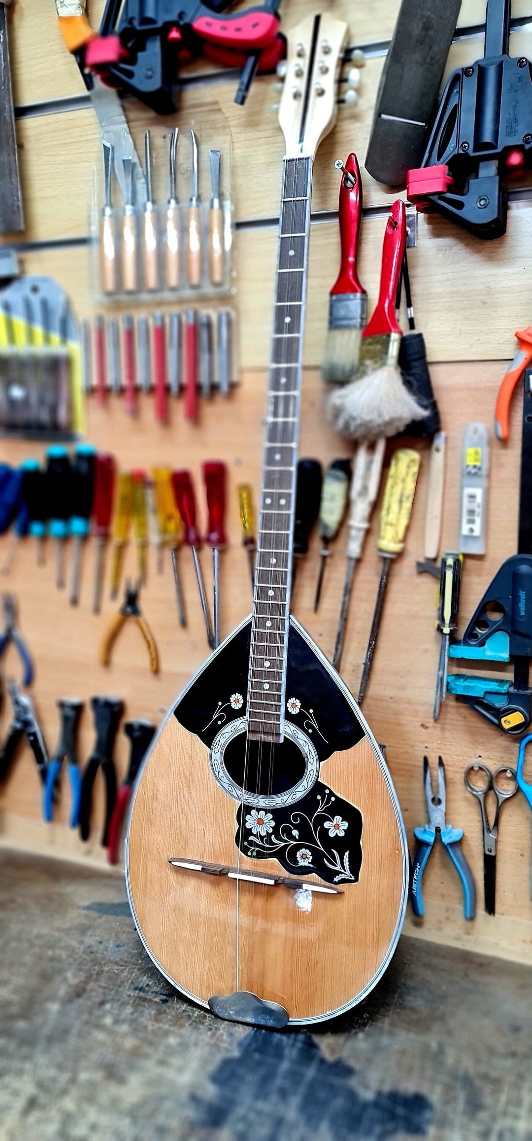Classic 6 String Bouzouki Handmade Traditional Six String Trichordo