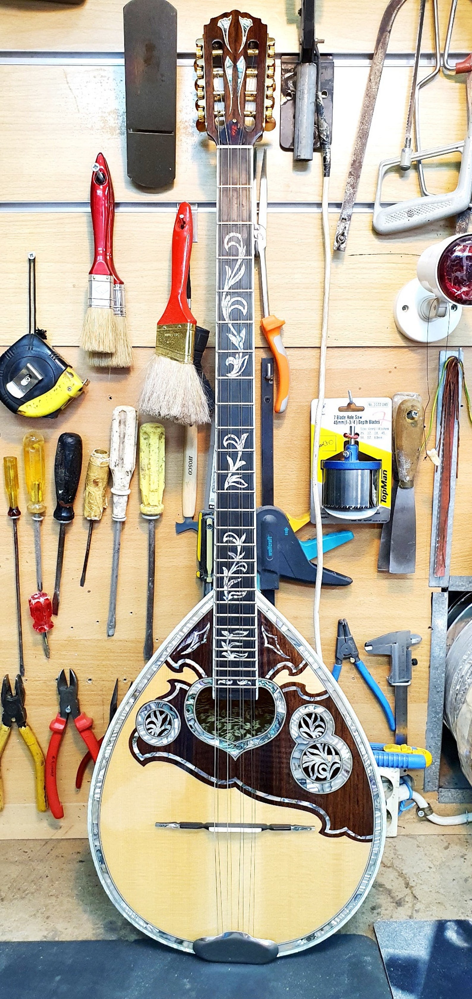 Custom Bouzouki Handmade Professional 8 String Greek Etsy