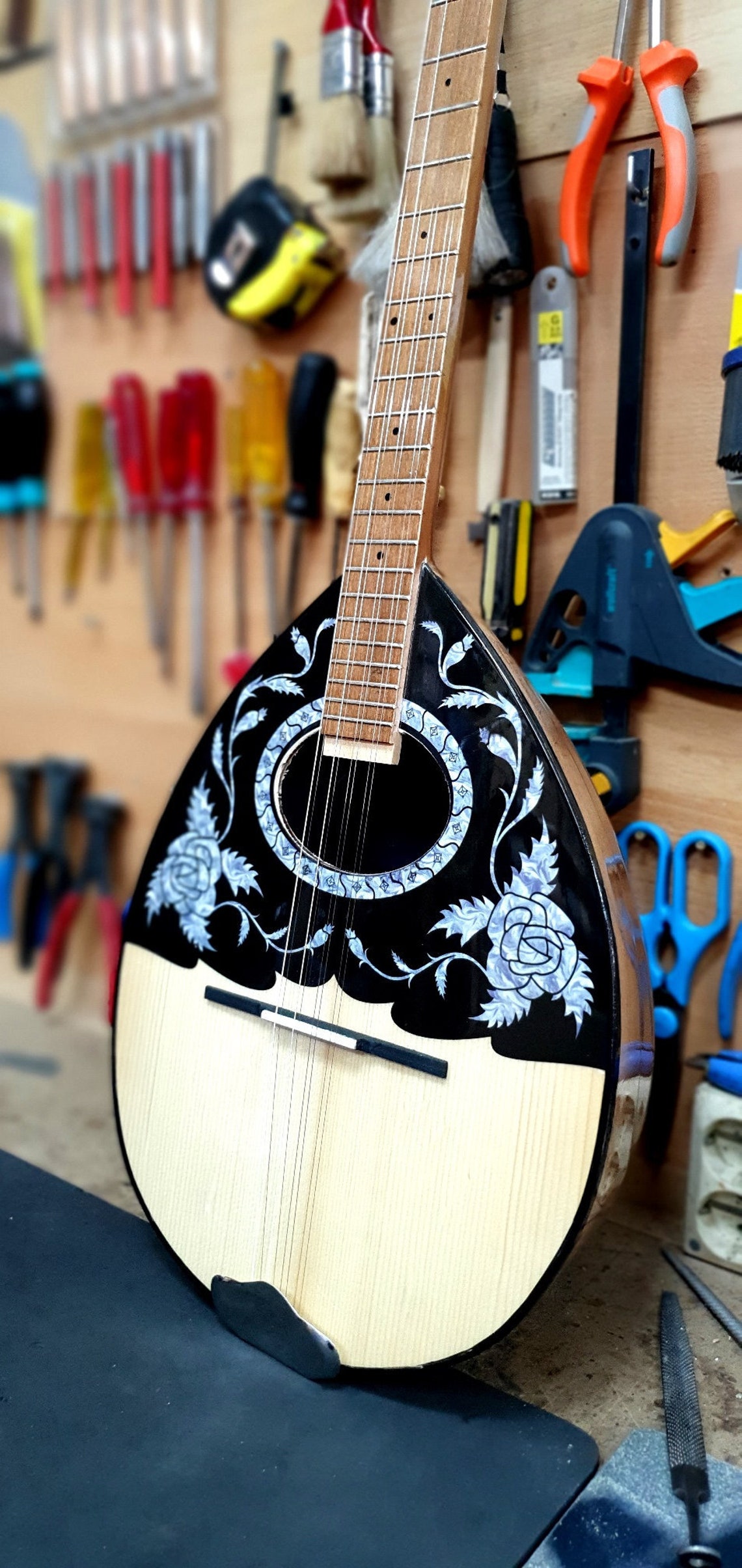 Original Bouzouki Handmade Traditional 8 String Greek Etsy