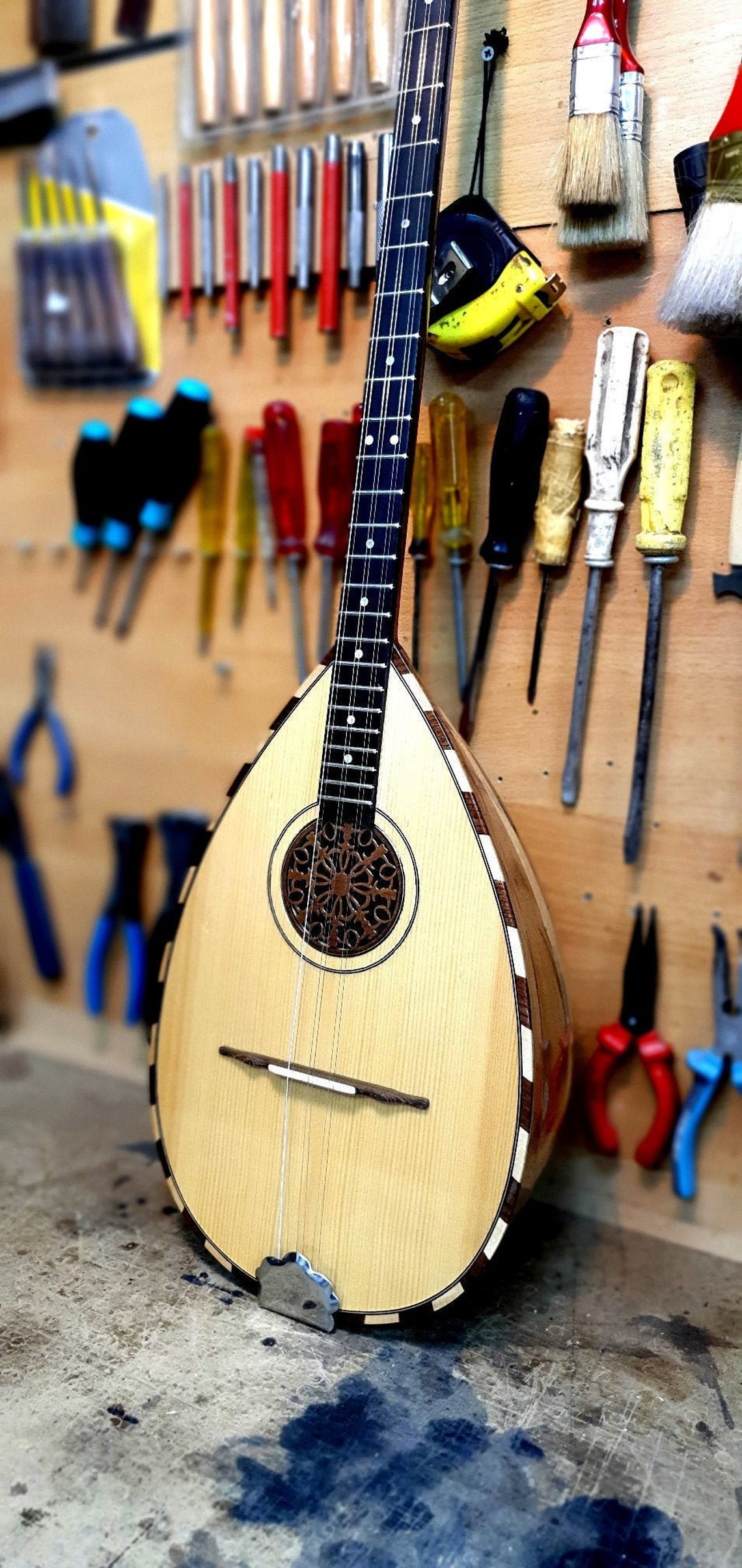Original Bouzouki Handmade Traditional 6 String Greek Etsy