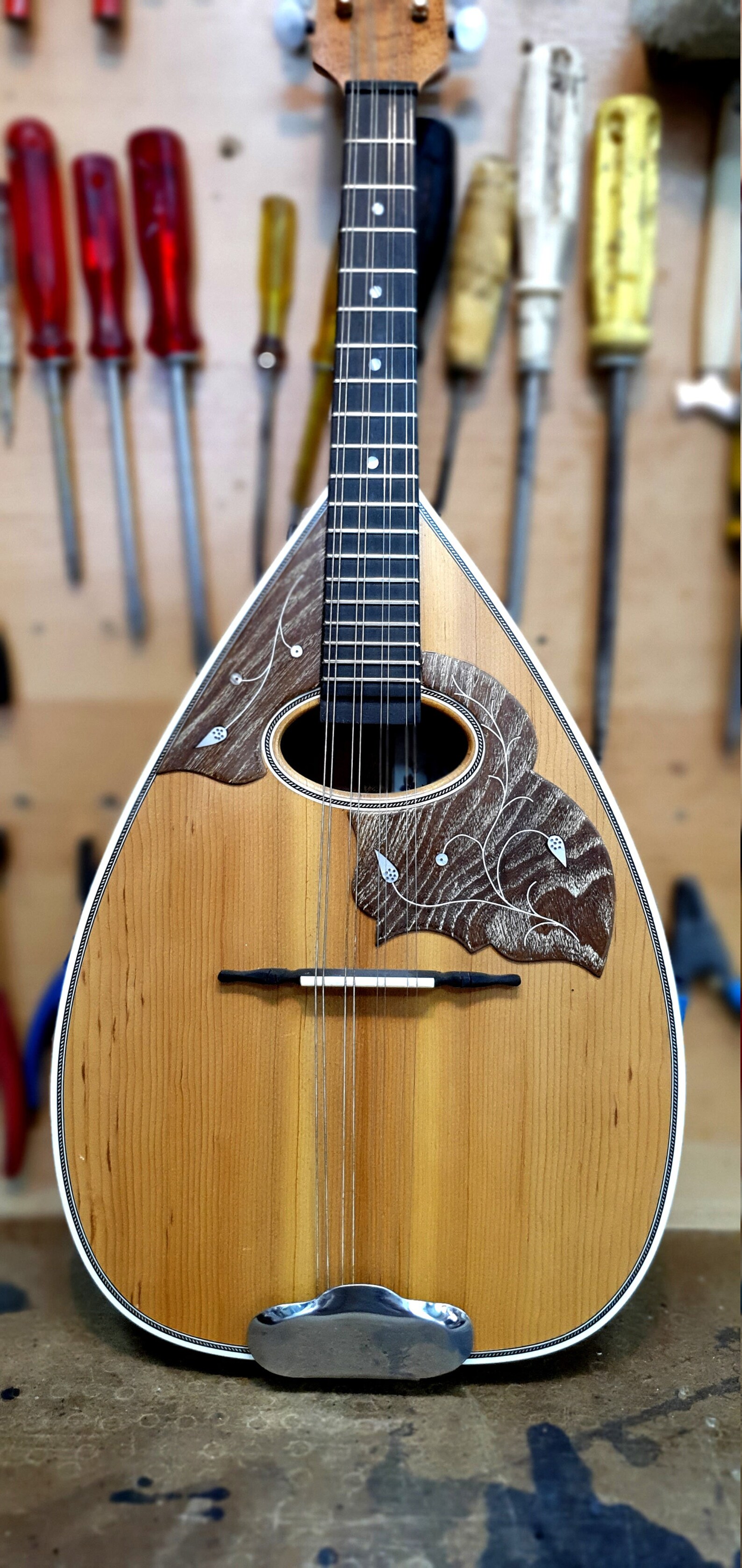 Custom Mandolin Handmade Professional Cretan Greek Flat Back Etsy