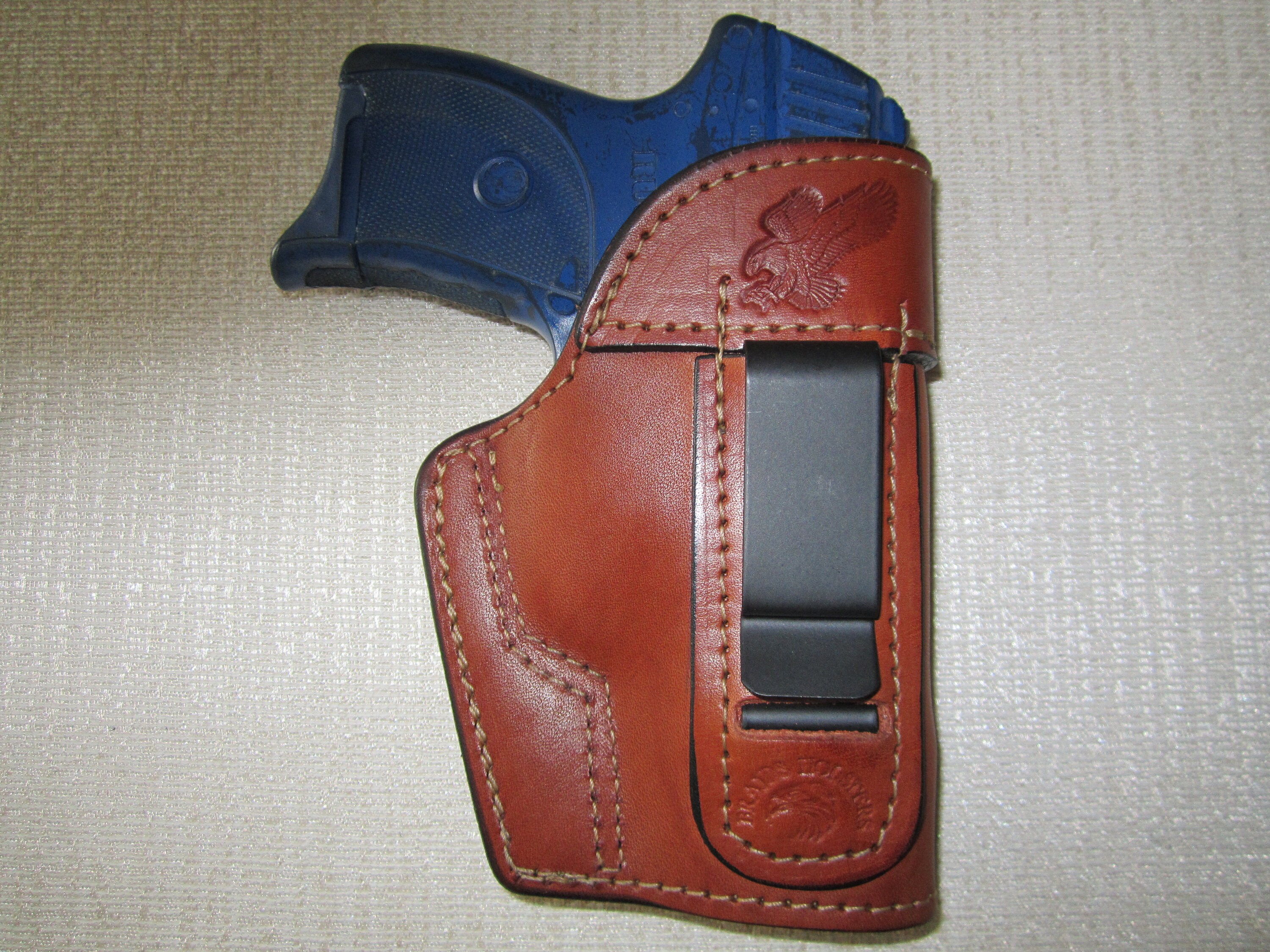 MyHolster OWB Leather Belt Holster – Kahr PM9 – Thumb Break – Right/Left Hand – Made To Order