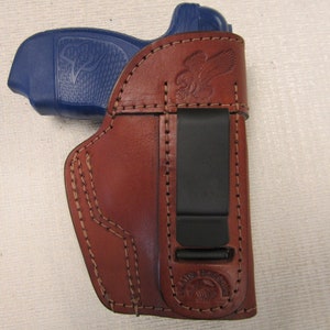 Taurus Spectrum Iwb & Owb ambidextrous formed BROWN leather holster